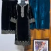 Latest C585 1335 Velvet Embroidery Work Readymade Dress Wholesale Surat 2026