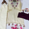 Latest C585 216 Organza Silk Embroidery Kurti Wholesale Surat 2026