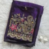 Latest WMS Sartin Silk Embroidery Work Daily Wear Saree Wholesale Surat 2026