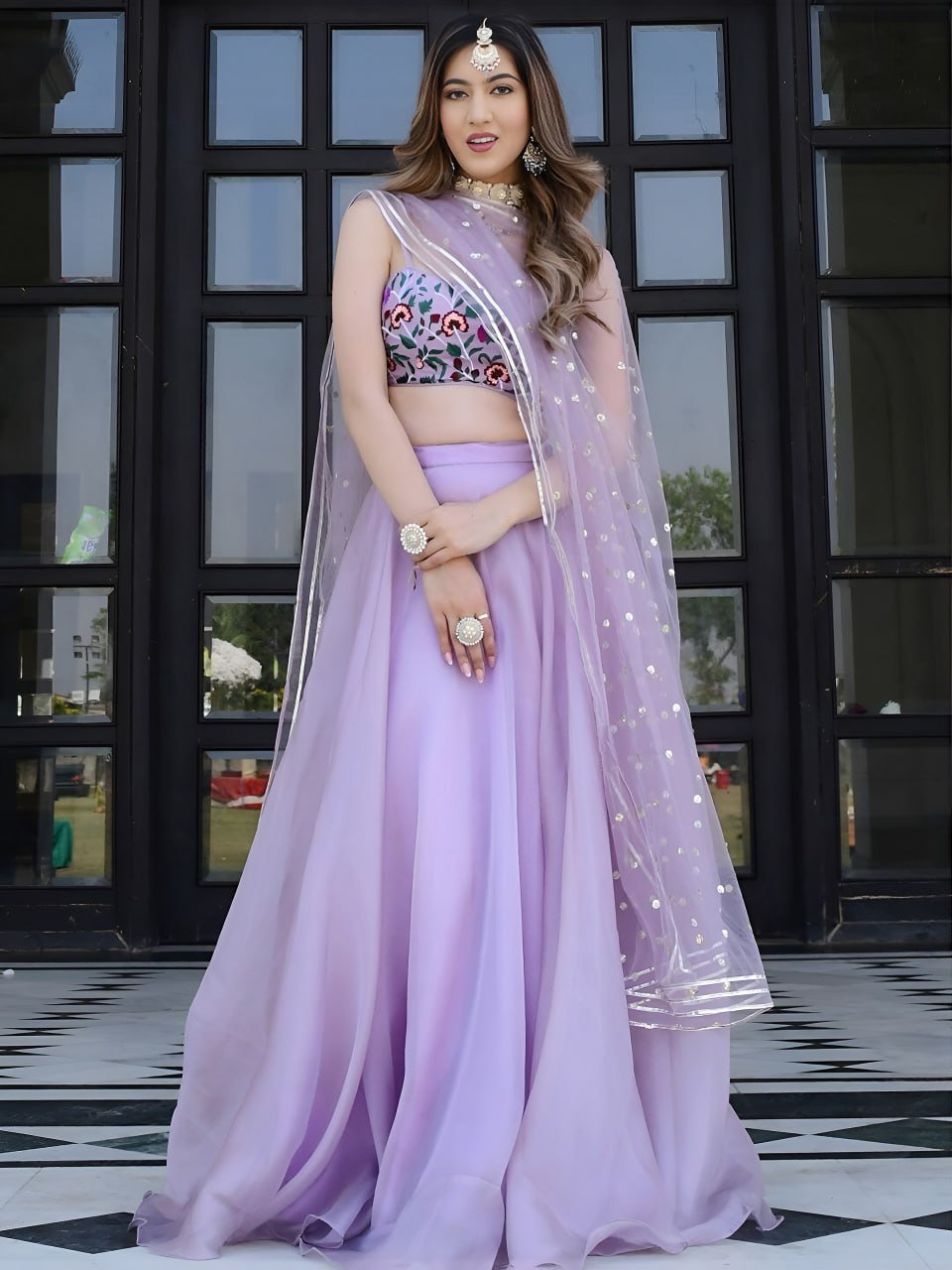 Zeel 15052 Organza Floral Printed Lehenga Choli Wholesale Surat
