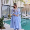 Launching Moni 1239 Mal Chanderi Embroidery Work Readymade Dress Wholesale Surat 2026