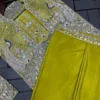 Stylish Madhuri 252 Crep Satin Embroidery Party Ready To Wear Saree Wholesale Surat 2026