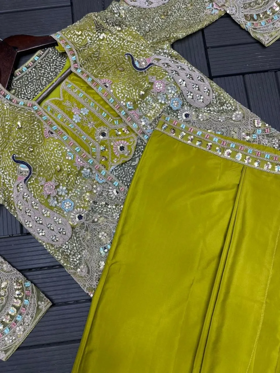 Stylish Madhuri 252 Crep Satin Embroidery Party Ready To Wear Saree Wholesale Surat 2026