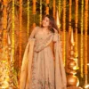 Buy STD 6111 Crunchy Silk Sequins Anarkali Gown Sharara Wholesale Surat 2026