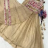 Launching Moni 5068 Sindur Silk Embroidery Work Festival Crop Top Wholesale Surat 2026