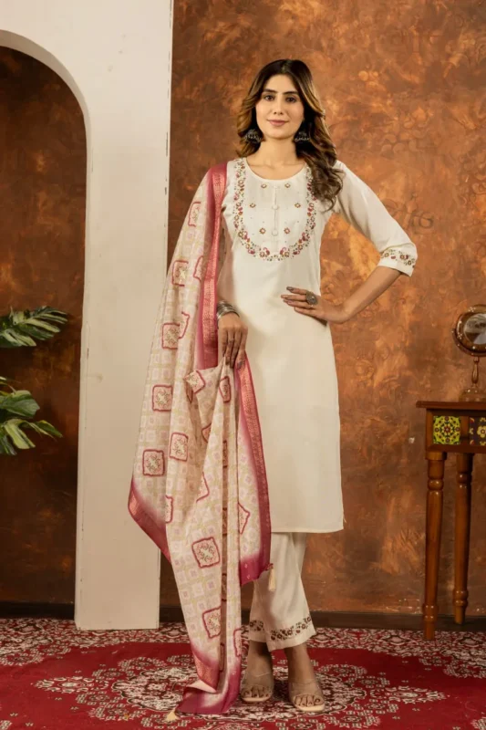 Launching Lila 101 Marina Silk Embroidery Readymade Dress Wholesale 2026
