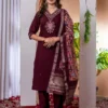 Latest Lila 112 Viscose Silk Embroidery Work Readymade Dress Wholesale 2026