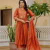 Stylish Lila 126 Roman Silk Mirror Work Readymade Dress Wholesale 2026