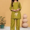 Latest Lila 132 Viscose Rayon Embroidery Co Ord Set Wholesale 2026