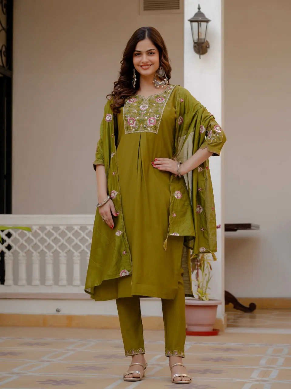 Launching Lila 145 Mango Silk Hand Work Readymade Dress Wholesale 2026