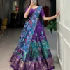 Latest WMN 1219 Musafir Tussar Silk Kalamkari Lehenga Choli Wholesale 2026