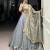Stylish WMN 1440 Fendi Embroidery Party Wear Lehenga Choli Wholesale 2026