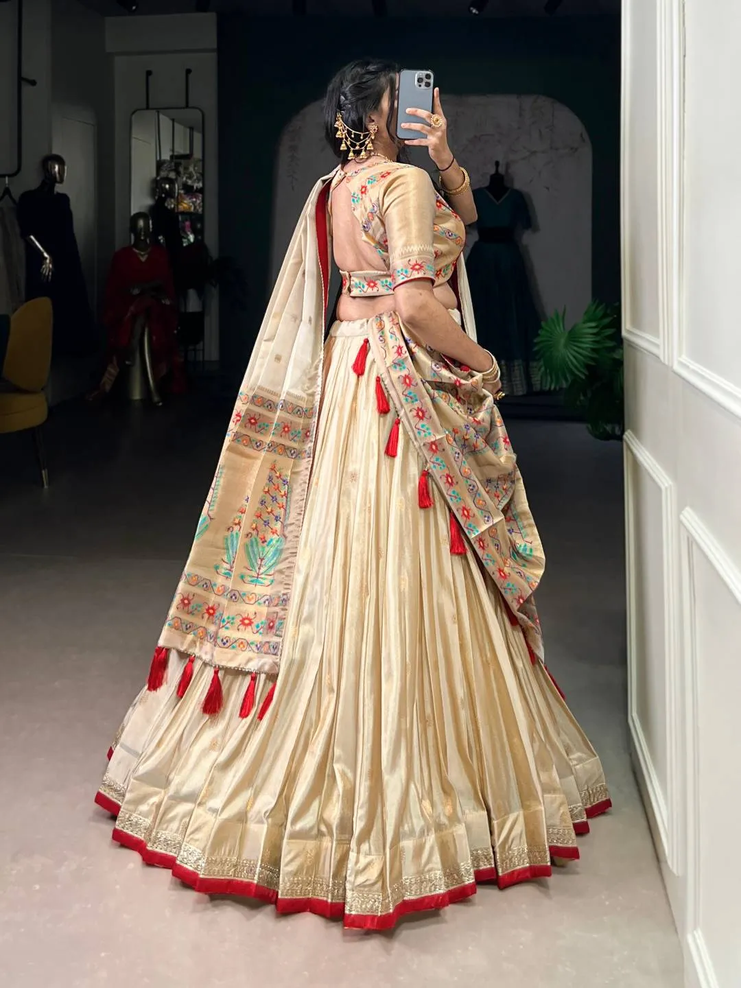 Stylish WMN 2012 Shimmer Paithani Festive Lehenga Choli Wholesale 2026