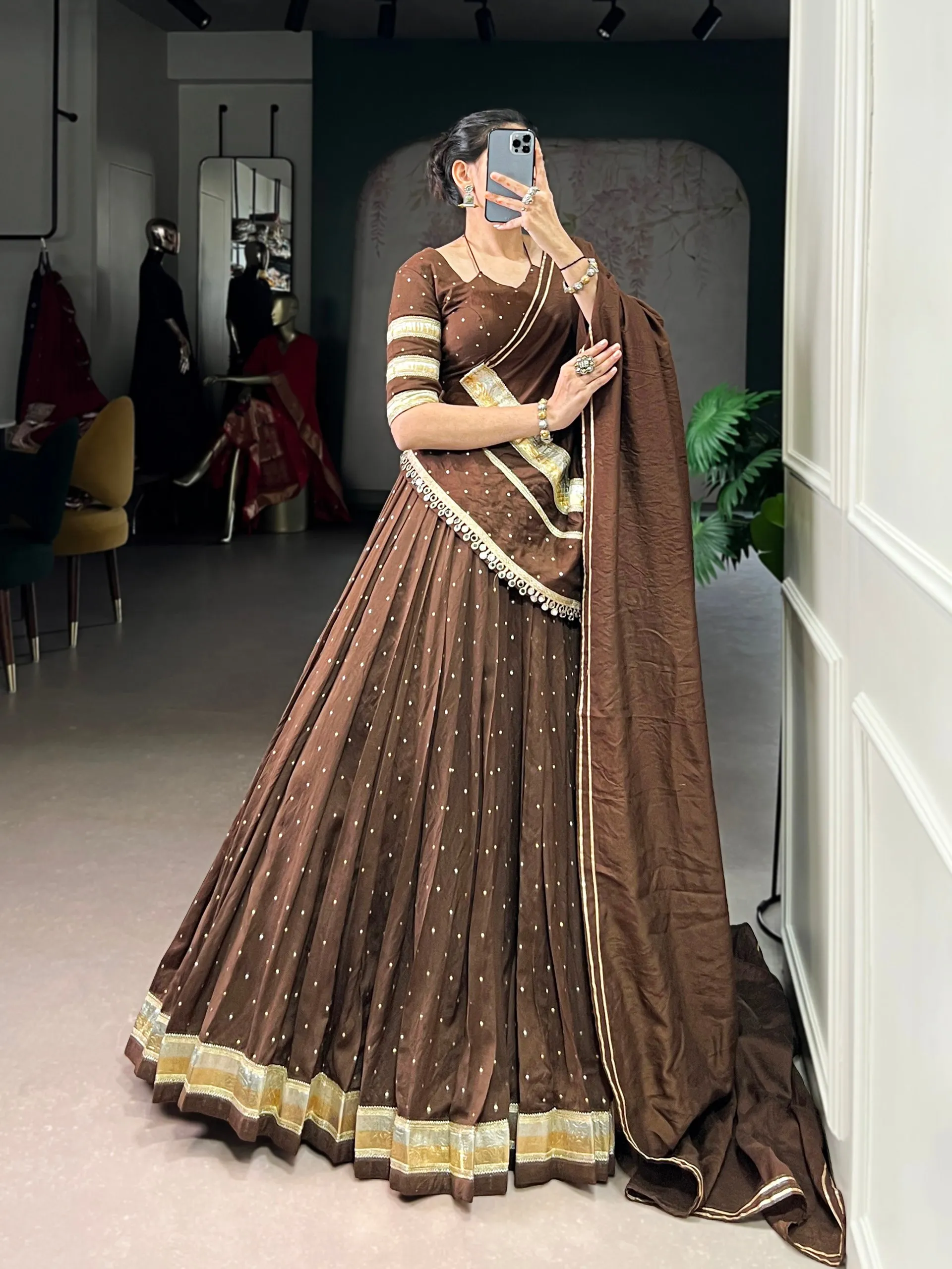 Launching WMN 1664 Chanderi Sakhi Weaving Lehenga Choli Wholesale 2026