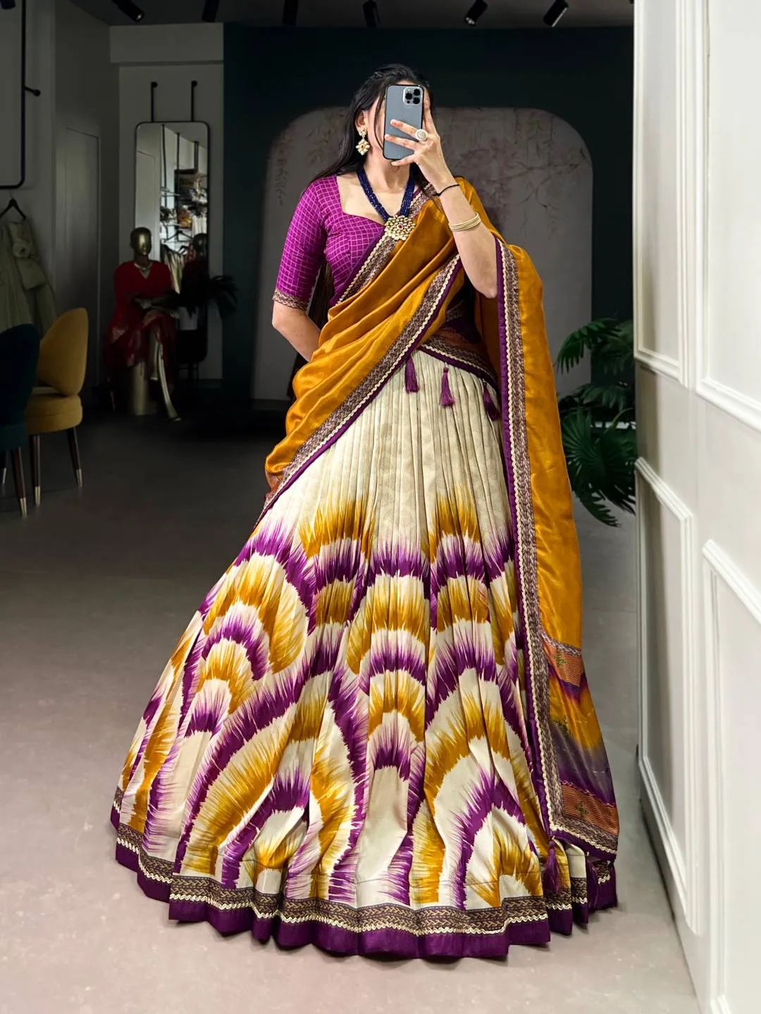 Beautiful WMN 1247 Anahitha Tasar Silk Lehenga Choli Wholesale 2026