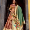 Stylish WMN 2032 Nithyashri Simmer Organza Weaving Lehenga Choli Wholesale 2026