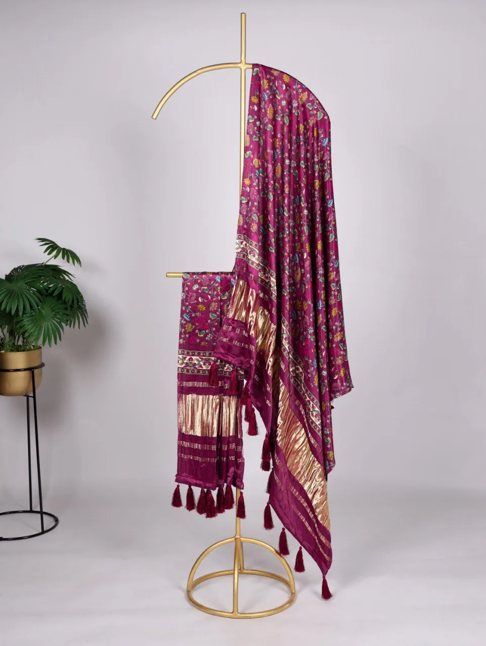 Launching WMN 4005 Gaji Silk Printed Dupatta Wholesale 2026