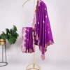 Beautiful WMN 4015 Jacquard Weaving Zari Work Dupatta Wholesale 2026
