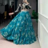 Buy WMN 1125 Tasar Silk Printed Embroidery Lehenga Choli Wholesale 2026