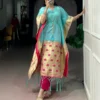 Beautiful WMN 3802 Jacquard Zari Weaving Work Western Wholesale 2026