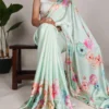 Buy WMN 7028 Satin Silk Floral Printed Festive Saree Wholesale 2026