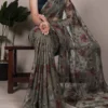 Launching WMN 7051 Lurex Brasso Floral Viscose Brasso Festive Saree Wholesale 2026
