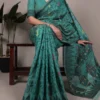 Buy WMN 7414 Poly Cotton Thread Weaving Work Saree Wholesale 2026