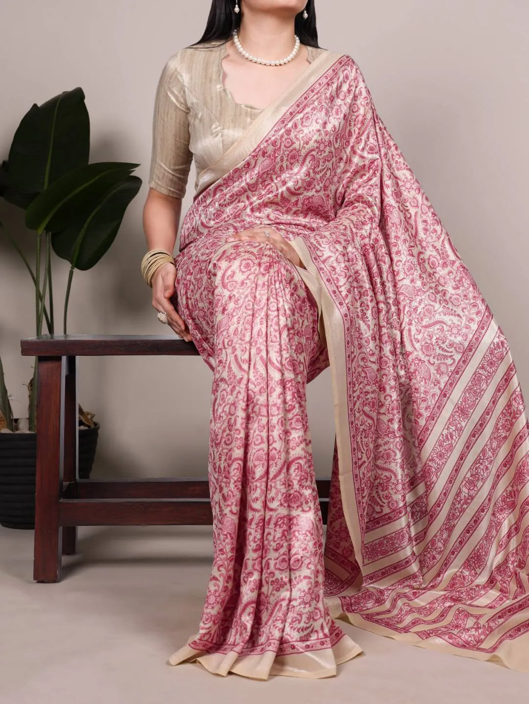 Stylish WMN 7014 Tasar Silk Printed Festive Saree Wholesale 2026