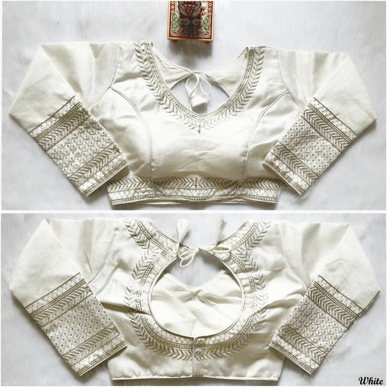 Beautiful Mrunal 285 Milan Silk Embroidery Work Festival Readymade Blouse 2026
