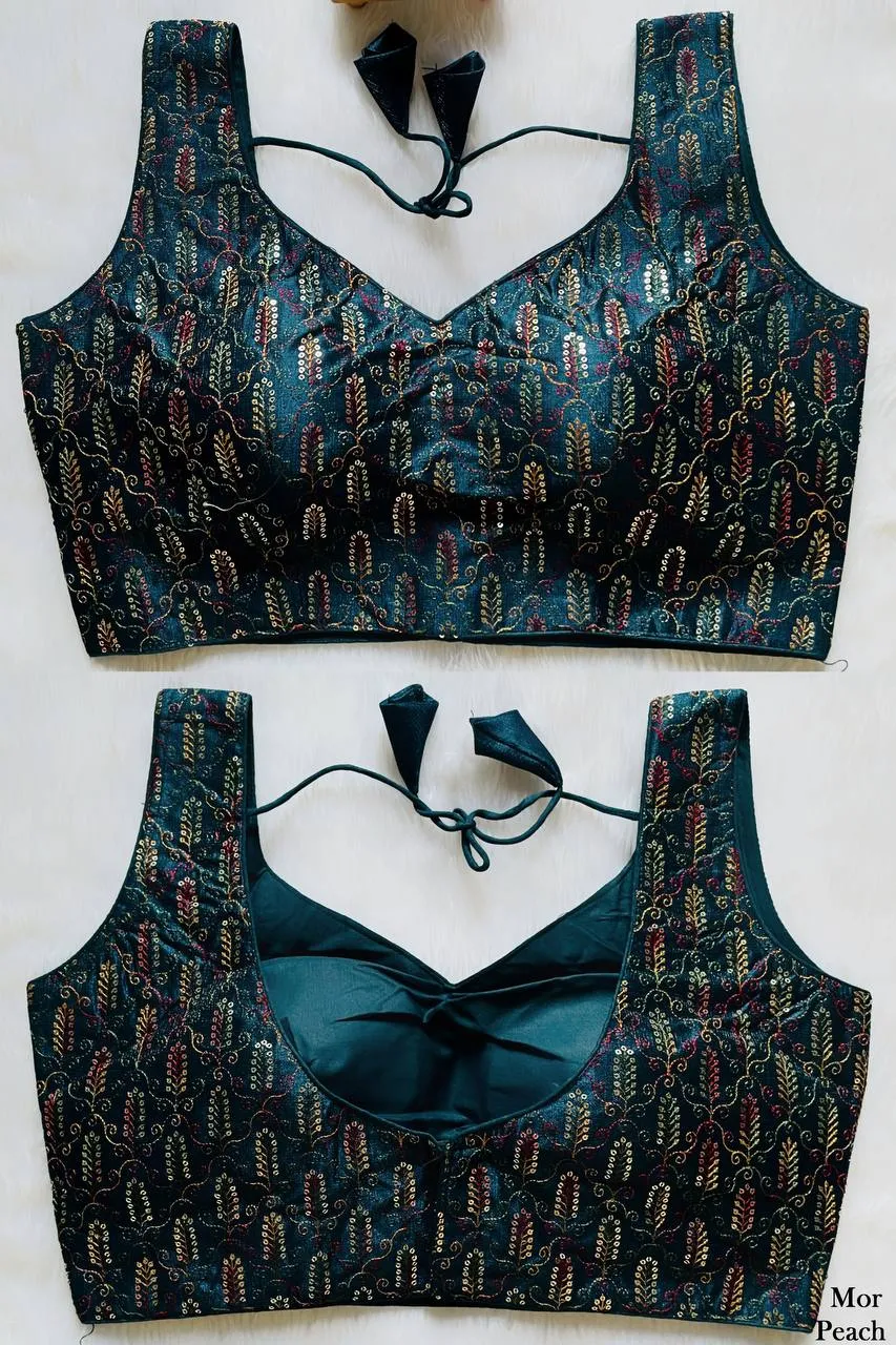 Beautiful Mrunal 301 Kashmiri Tread Work Readymade Blouse 2026