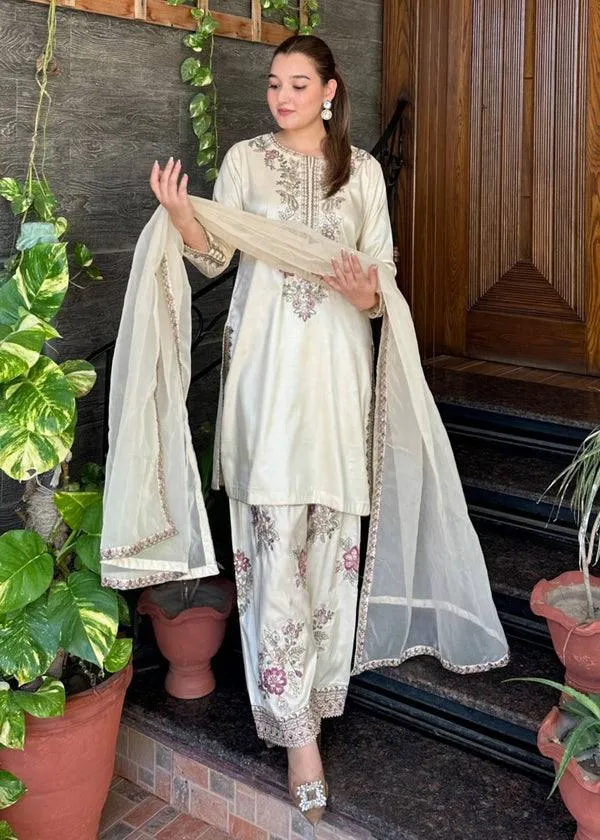 Launching Sabina 5338 French Crepe Thread Work Readymade Dress Wholesale 2026