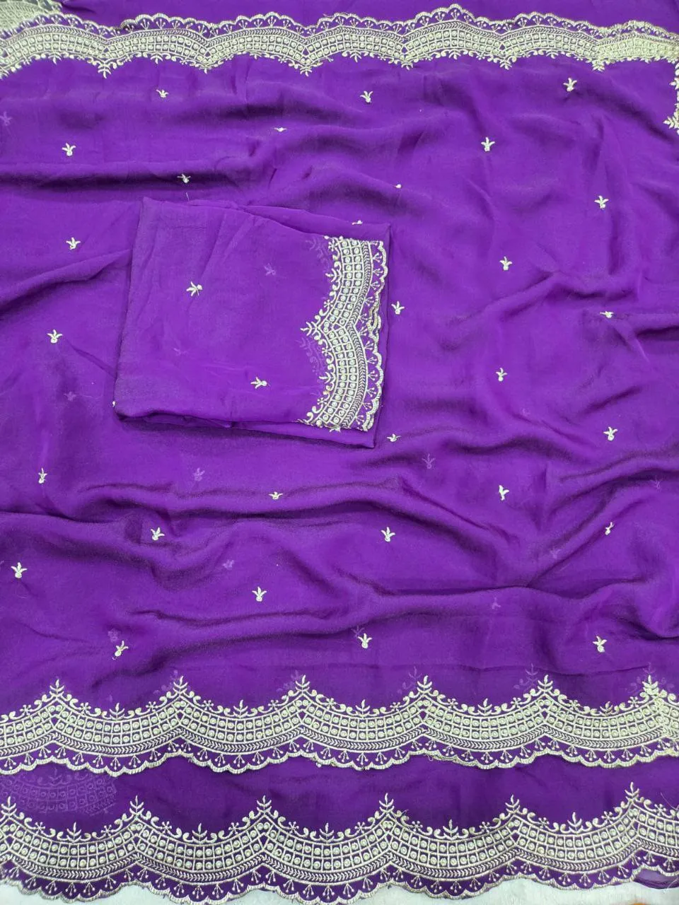 Beautiful RC1 Nc Moss Sattin Emrodairy Festival Saree Wholesale 2026