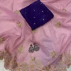 Beautiful RC1 Candy Crush Silk Moti Work Party Wear Saree Wholesale Surat 2026