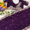 Beautiful RC1 Fox Blooming Trending Designer Embroidery Work Saree Wholesale Surat 2026