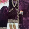 Latest C585 1420 Velvet Readymade Dress With Embroidery Work Wholesale Surat 2026