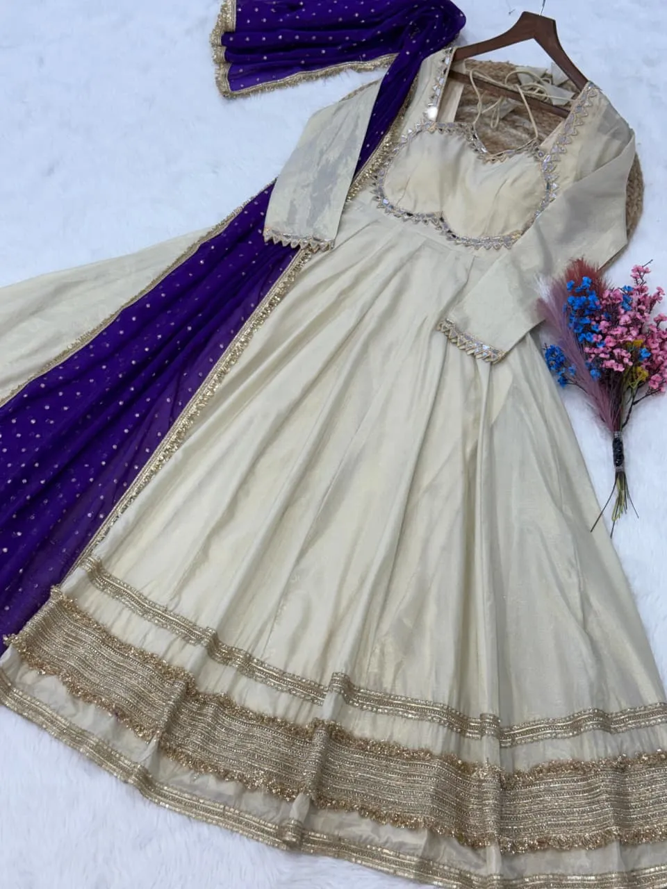 Stylish Mohini 9329 Cosmos Mirror Zari Work Festival Gown Wholesale Surat 2026