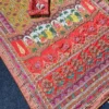 Beautiful WMS Roman Silk Ajarakh Mirror Work Festival Wholesale Surat Saree 2026