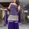 Beautiful Deepika 5855 Gorgette Sequnce Sharara Suit Wholesale Surat 2026