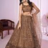 Zeel 5103 Soft Net Embroidery Work Wedding Wear Lehenga Choli Wholesale Surat