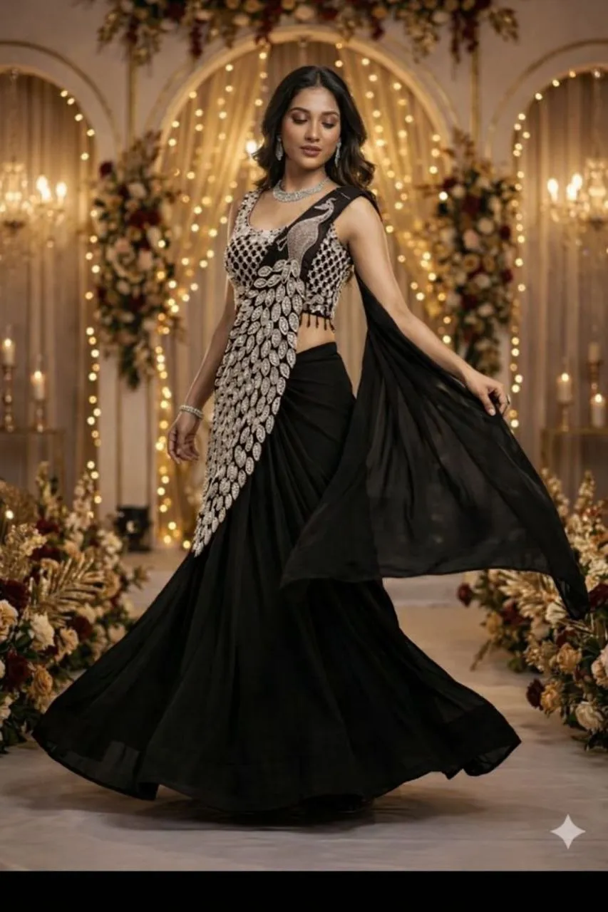 Latest Madhuri 238 Trending Embroidery Wedding & Party Ready To Wear Saree Wholesale Surat 2026