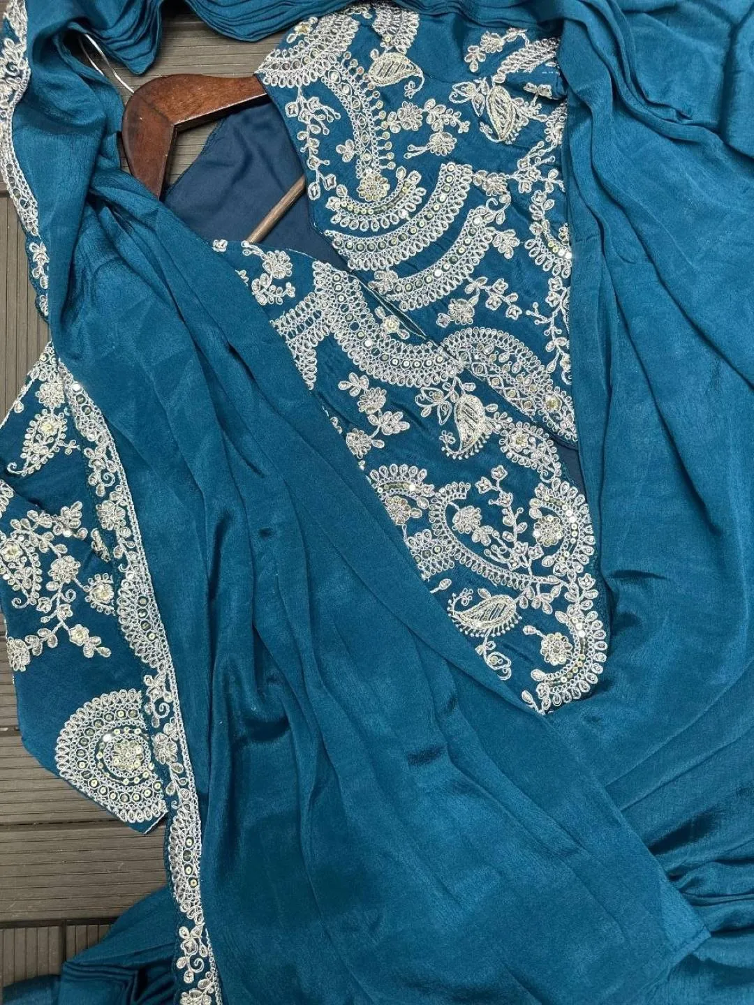 Stylish Madhuri 212 Chinon Embroidery Ready To Wear Saree Wholesale Surat 2026
