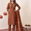Stylish Lila 135 Roman Silk Festive Readymade Dress Wholesale 2026