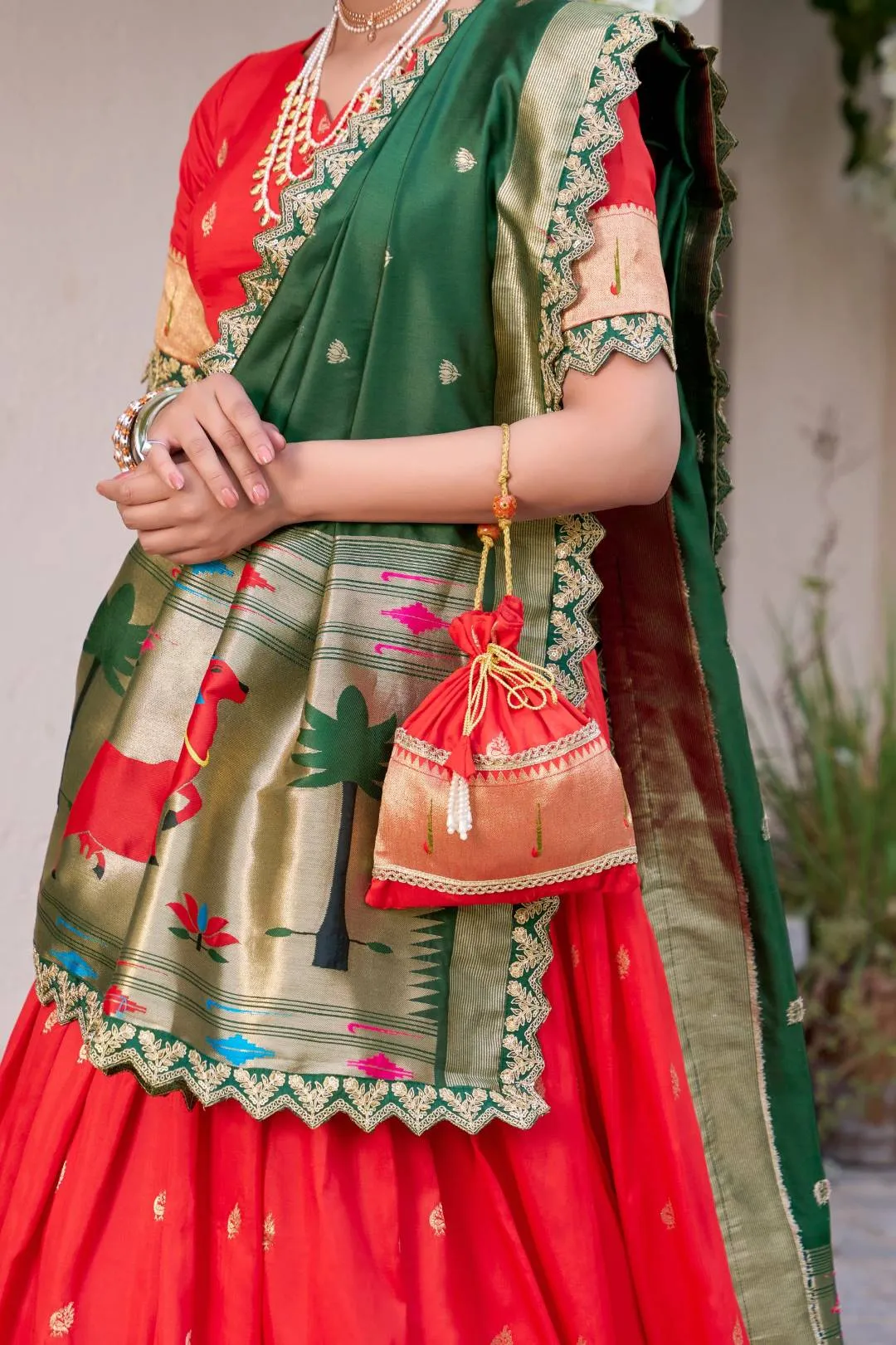 Latest WMN 2014 Jacquard Silk Weaving Party Wear Lehenga Choli Wholesale 2026