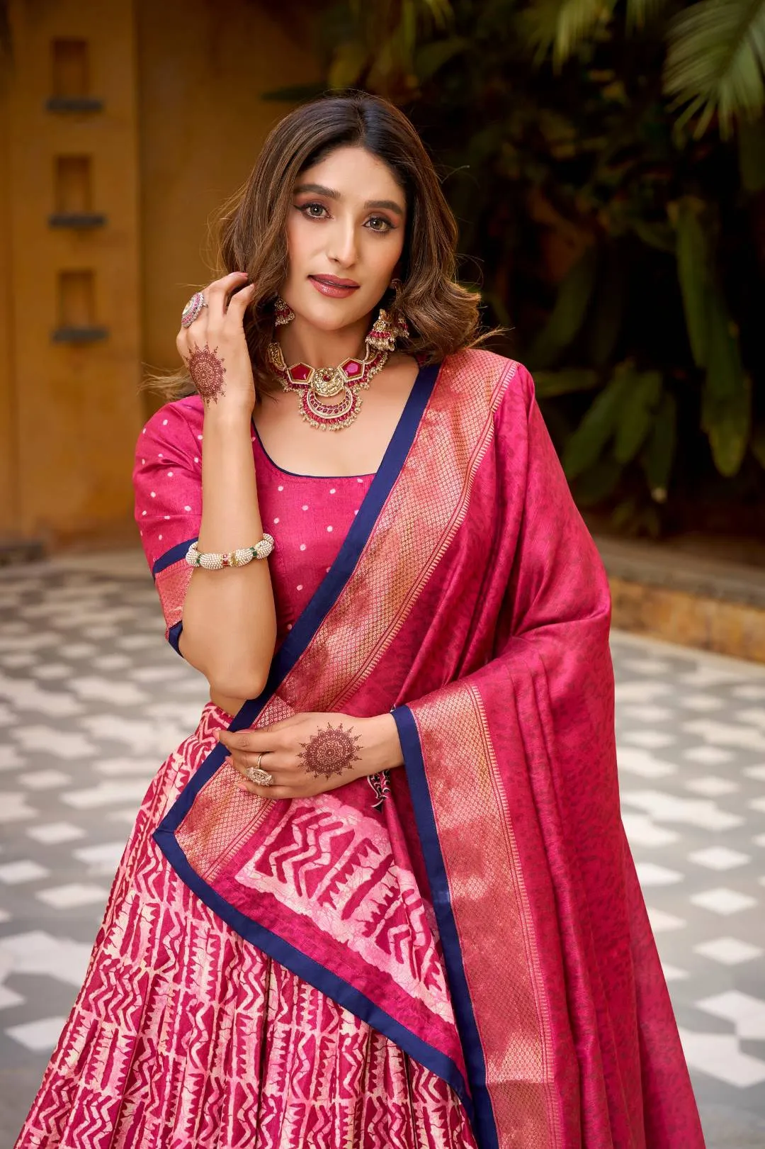 Stylish WMN 1252 Zarakh Dola Silk Batik Weaving Work Lehenga Choli Wholesale 2026