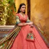 Beautiful WMN 2031 Kamkashi Paithani Silk Weaving Lehenga Choli Wholesale 2026