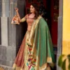 Stylish WMN 2032 Nithyashri Simmer Organza Weaving Lehenga Choli Wholesale 2026