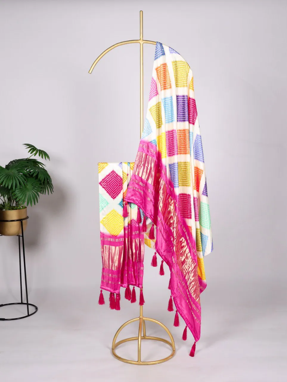 Launching WMN 4005 Gaji Silk Printed Dupatta Wholesale 2026