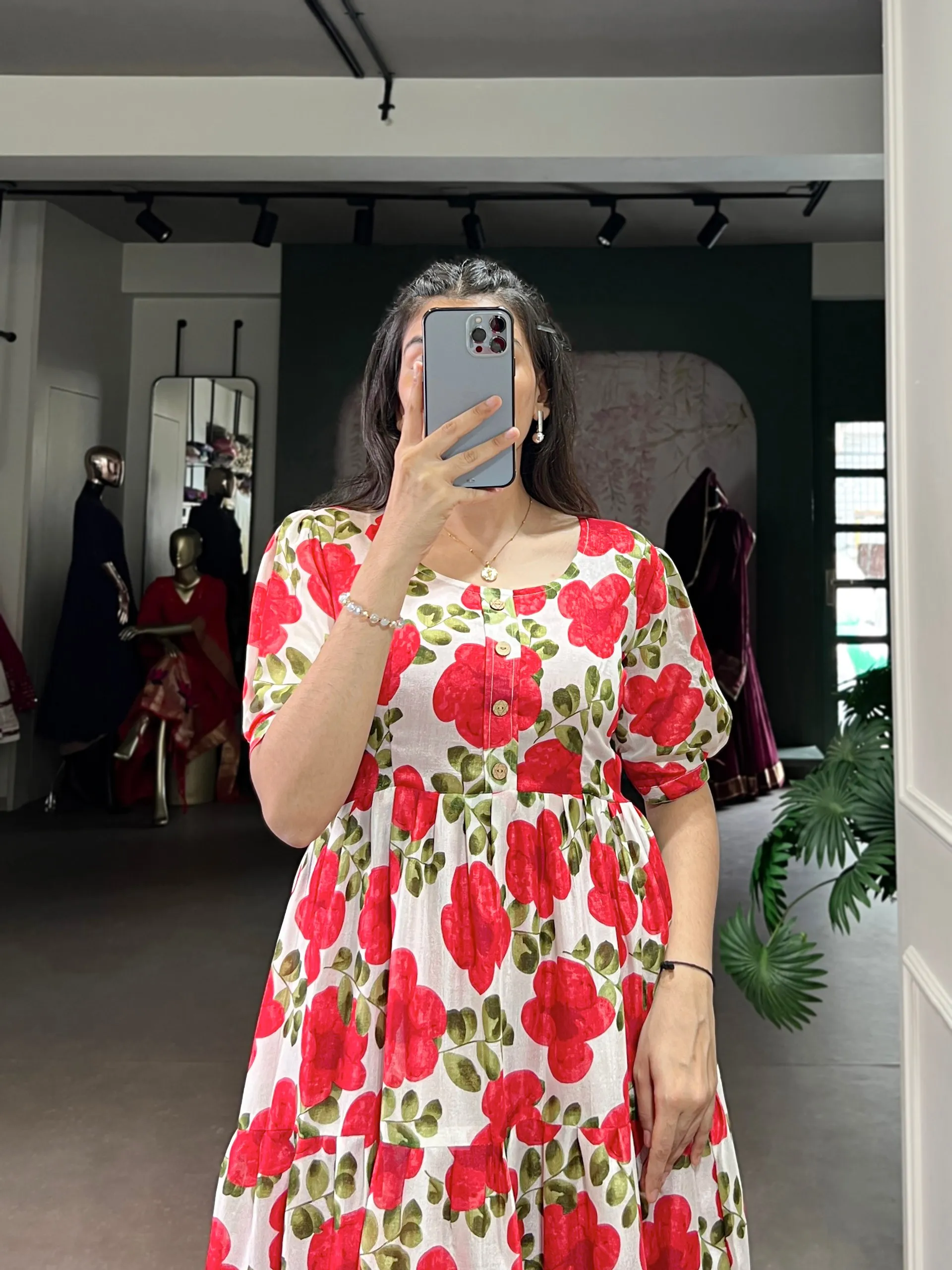 Latest WMN 4509 Vichritra Silk Floral Printed Western Wholesale 2026