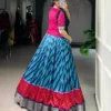Buy WMN 1107 Tasar Silk Weaving Work Lehenga Blouse Wholesale 2026
