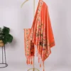 Beautiful WMN 4015 Jacquard Weaving Zari Work Dupatta Wholesale 2026